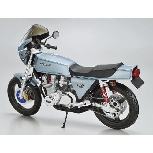 Aoshima Bunka Kyozai 1/12 Scale The Bike Series No. 44 Kawasaki KZT00D Z1-R 1977 Custom Plastic Model Kit, Molded in Color