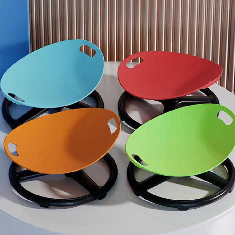 Sedia Girevole Sensoriale con Base Antiscivolo Sedile Spinner Giocattolo Sit and Spin Calmante per Allenamento di Equilibrio e Coordinazione