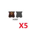 Medieval Red Lion Castle Soldier Knight MOC Vest Shield Armor Figure Accessories Weapons Building Blocks Military Brick Toy B153