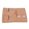 Lash Mannequin Head Replaceable Eyelid Eyelash Extension Practice Makeup Training PVC Skin Color