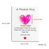 DIY Heart-shaped Pocket Hug Card – Mini Resin Gift with Punny Message