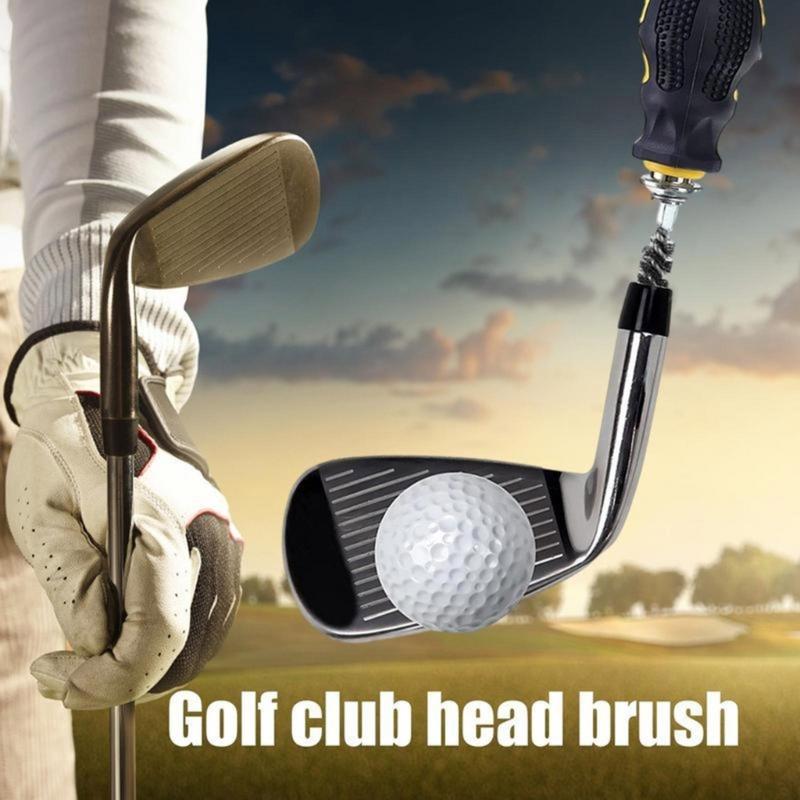 2/4 Pcs Golf Shaft Ferrules Brush Golf Clubs Head Hosel Brush Stainless Steel Bore Brush Wire Brush Cleaning Tool