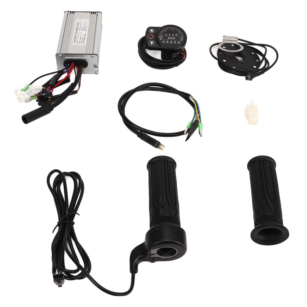 22A Electric Bike Sinewave Controller LED900S Display Throttle Handle Grips Kit for 500W Motor