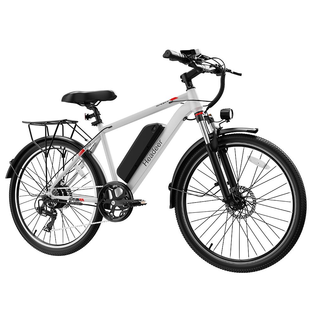 HEADEER BK1350 Adult Electric Bicycle 500W Brushless Motor 48V 15AH Lithium Battery 26 Inch Wheels Foldable E Bike for Daily Urban City Commuting