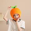 Ny Rolig Satsumas-Huvudbonad Plysch Satsumas-Hatt Tecknad Frukt-Huvudbonad Hatt Fotorekvisita för Kvinnor Män Gåvor