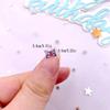 100pcs Resin Glitter Colorful Mini Crystal Flower Grid Bowknot Flat Back Rhinestone Art Nail Applique Decor DIY Scrapbook Crafts