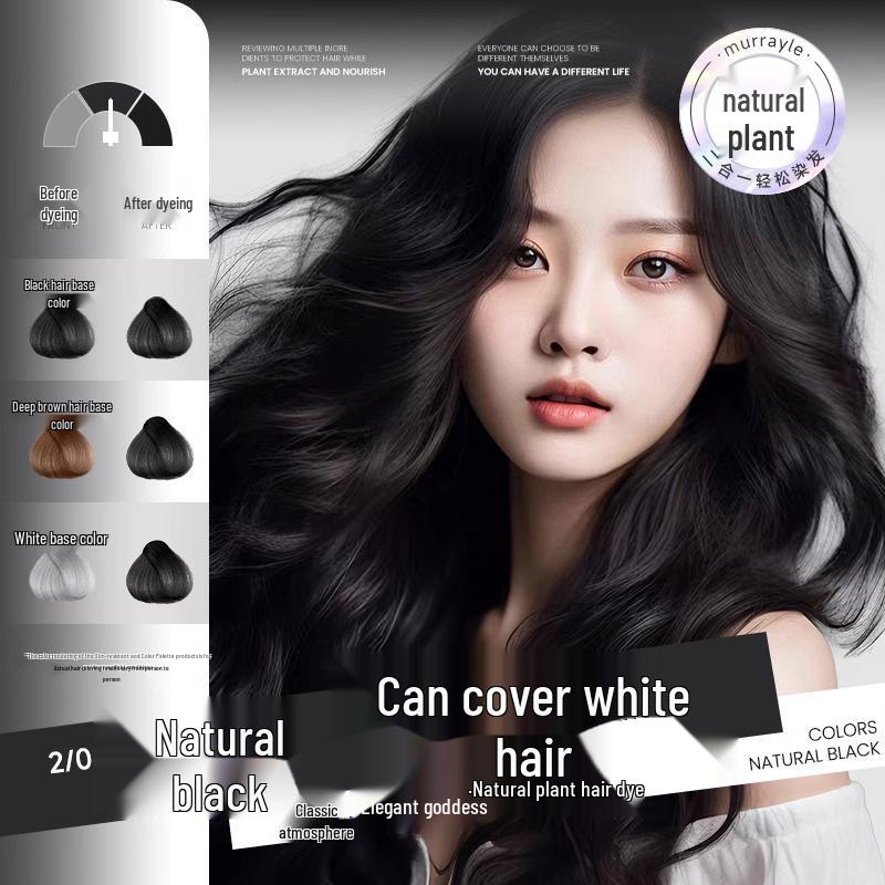 Pure Plant-Based Hair Dye Cream: No Peroxide, No Ammonia, Easy At Home