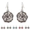 1Pair Dangle Earrings Anti-oxidation Anti-allergic Easily Apply Boho Dangle Drop Earrings for Girl