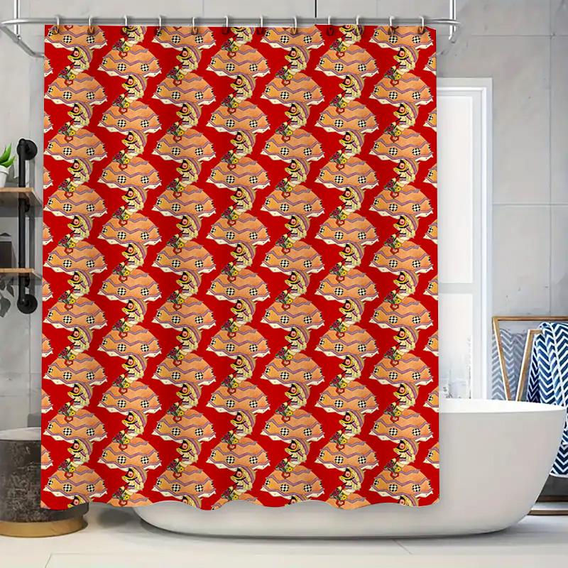 

Winter Penguin Bath Mat Set Waterproof Shower Curtain Bathroom Decor Home Decor Soft Fabric Perfect For Christmas, Valentine S D W60H190(CM)-1 Pcs