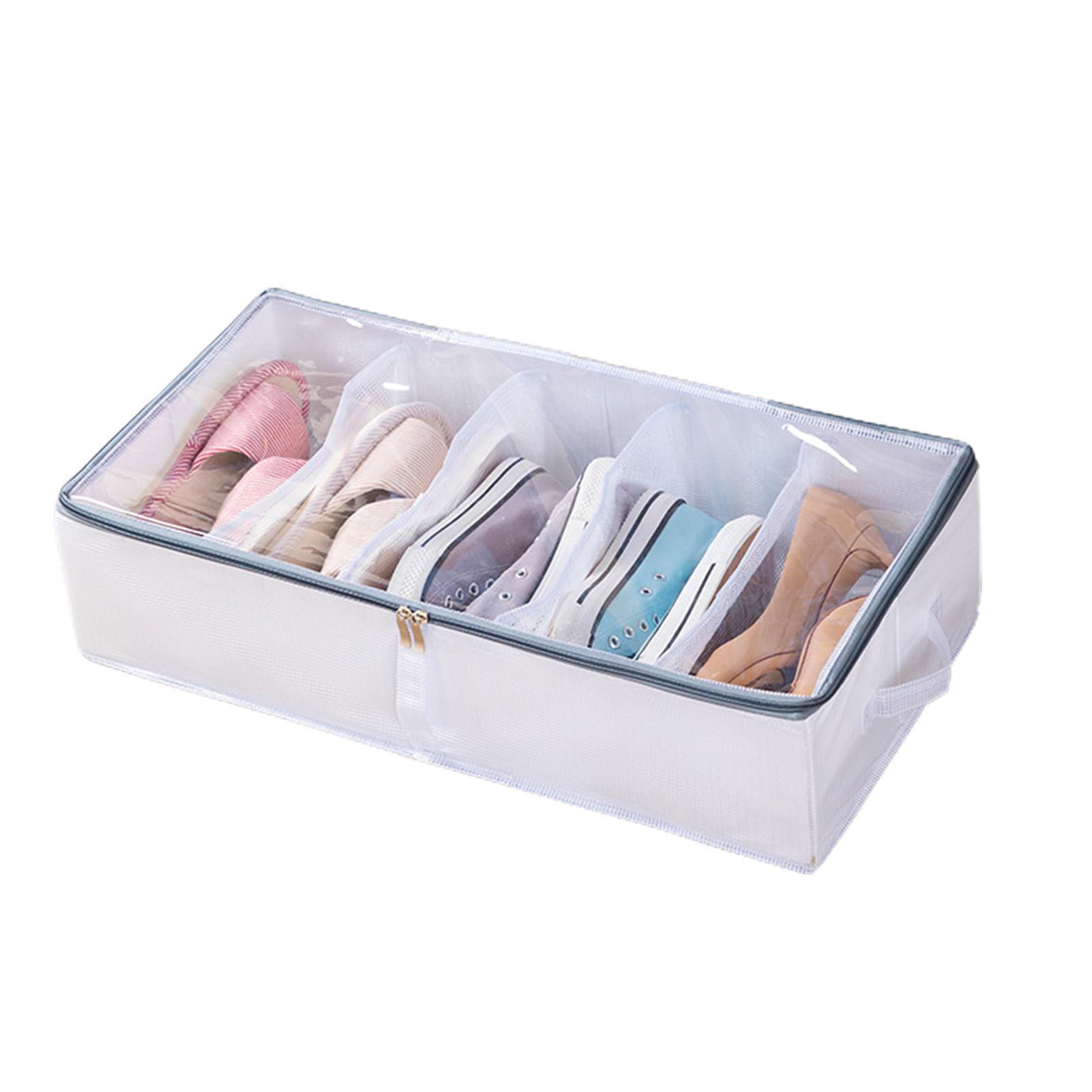Under Bed Shoe Organizer Dustproof Design Space Saving Fits For Men s & Women s Shoes