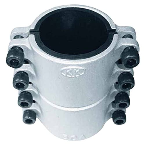 Kodama Crimp Socket, Half Size, L15AX0.5, for Straight Steel Pipes, Silver