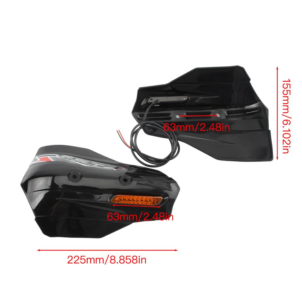Motorcycle Handguard With Turn Signal Handlebar Protector for ZETA XC-PRO KTM Honda Suzuki Universal Motocross Dirt Bike Enduro