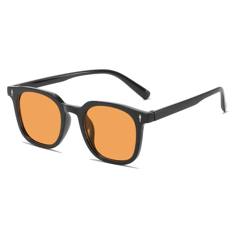 Fashion Square Transparent Grey Sunglasses Cool Street Style Shades For Outdoor Daily Life Eyewear Frame