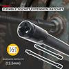Electric Wrench Elastic Adapter Universal Soft Shaft Fast Ratchet Wrench Hand Spring Extension Rod Relay Rod Sleeve ExtensionRod