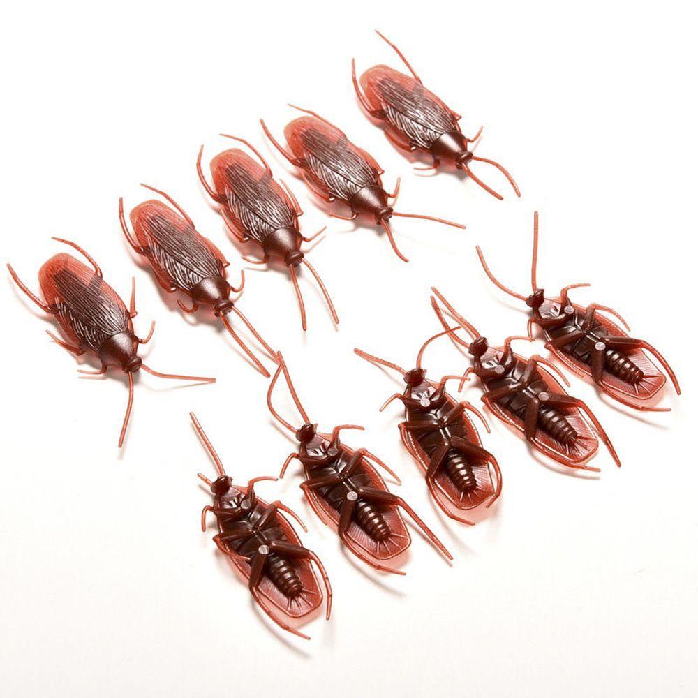 Special Model Funny Toys  Halloween Fake Roaches Joke Cockroach Shape Toy Lifelike Blackbeetle