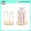 Disposable Cup Storage Holder Rack Shelf Water Tea Cups Plastic Dispenser Mug Display Stand Organizer Supplies Home Organization