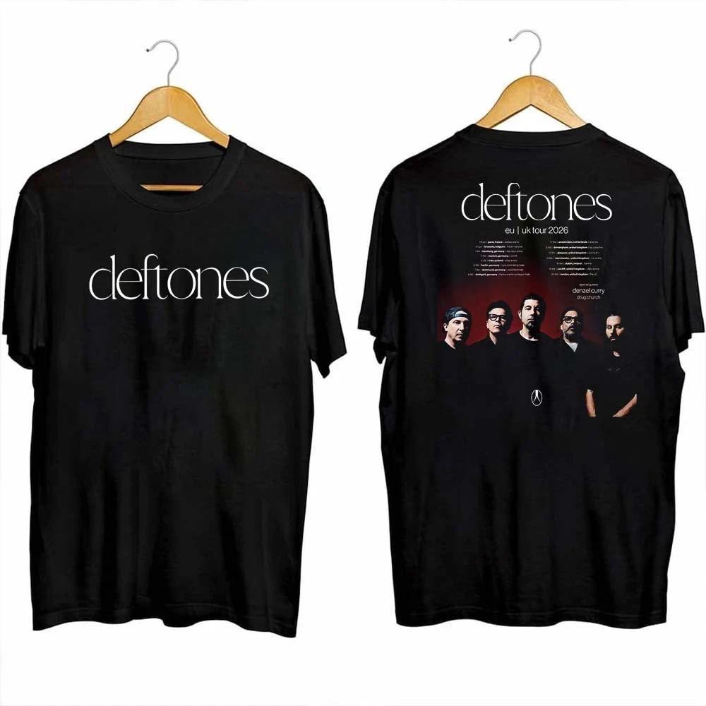 New Deftones EU And UK Tour 2026 Gift For Fans Unisex S5XL TShirt Unisex T-Shirt S