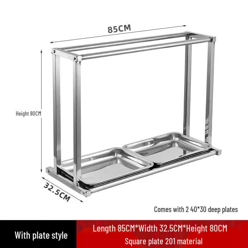 

304 Stainless Steel Double Tray Meat Hanging Rack