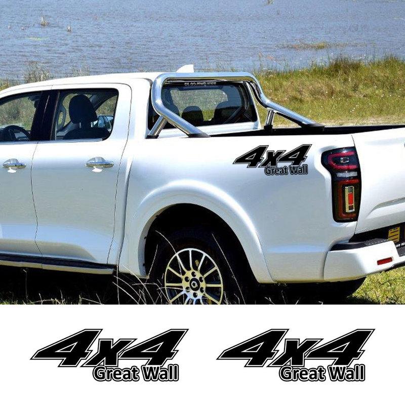 Pickup Rear Bed Side Sticker For GWM Great Wall Poer UTE Cannon X L Truck Graphic 4x4 Car Decor Decals Cover Auto Accessories