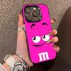 Custodia per Telefono al Cioccolato M&MS Per IPhone17 Air 16 15 14 Plus 13 12 11 Pro XS Max Bumper Case Argento Nero