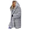 Womens Faux-Fur' Gilet Long Sleeve Waistcoat Body Warmer Jacket Coat Outwear