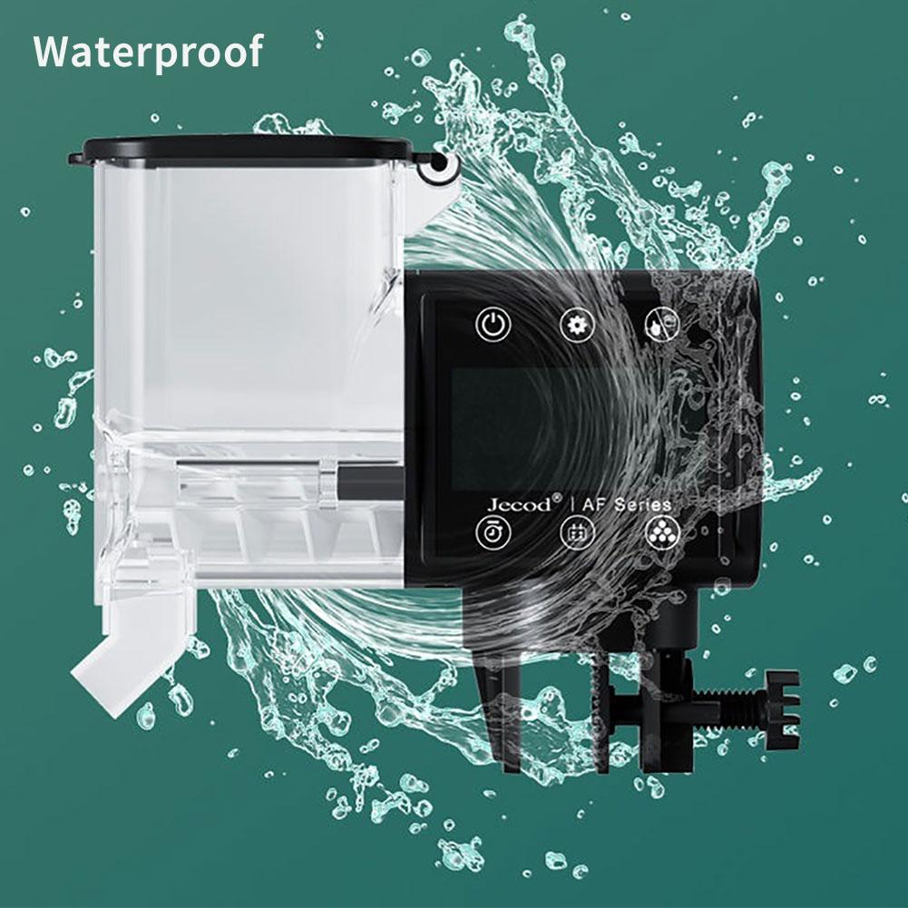 250ml/500ml Jebao Aquarium Fish Tank Feeder Goldfish Smart Timing Auto Digital Feeder Hours Timer Aquarium Accessories