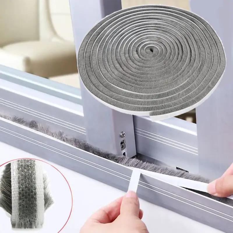 

Self-Adhesive Sealing Strip for Windows and Doors: Windproof, Soundproof, and Dust Resistant 7mm*6mm, 5M, Gray
