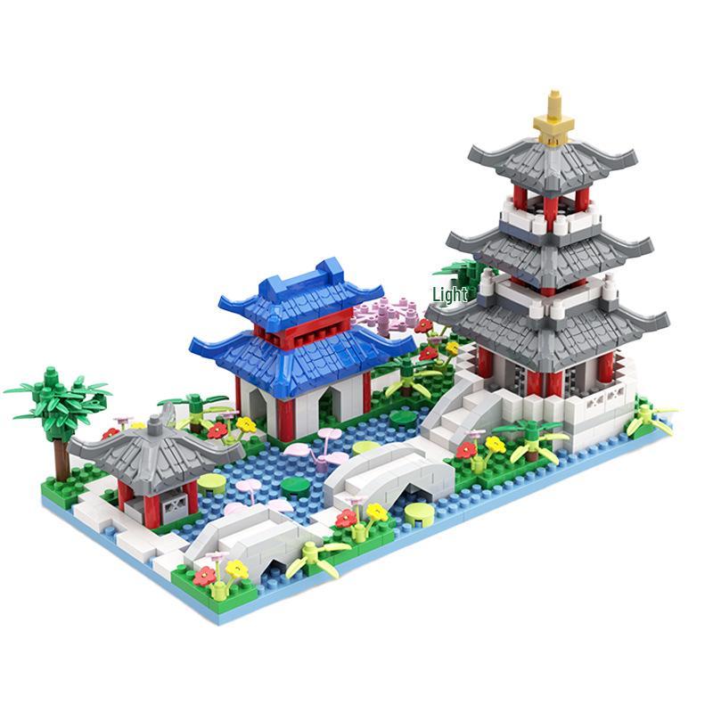 Hangzhou West Lake Advanced Micro-Particle Building Blocks: Challenging Large-Scale Construction Toy for Adults