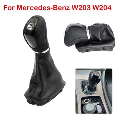 Για Mercedes-Benz W203 W204 Κουμπί αλλαγής ταχυτήτων με κολάρο Μοχλός αλλαγής ταχυτήτων με σκόνη μπότας Gaitor Εσωτερικά εξαρτήματα κάλυμμα αντισκόνης