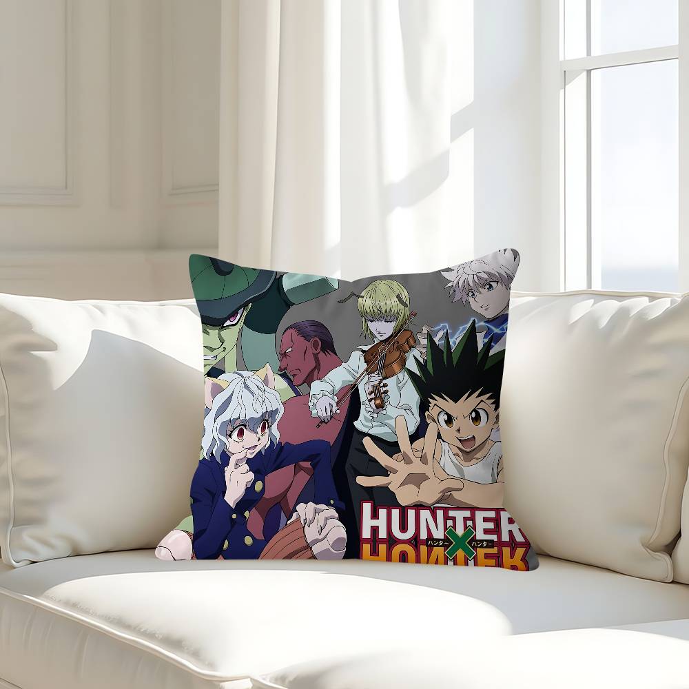 H-Hunter X H-Hunter Cushion Cover Decorative Pillow Sofa Home Decor Case Pillow Cases
