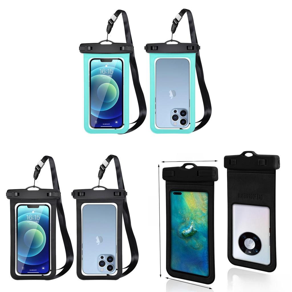 Waterproof Phone Case Pvc Touchscreen Compatible For Swimming And Outdoors
