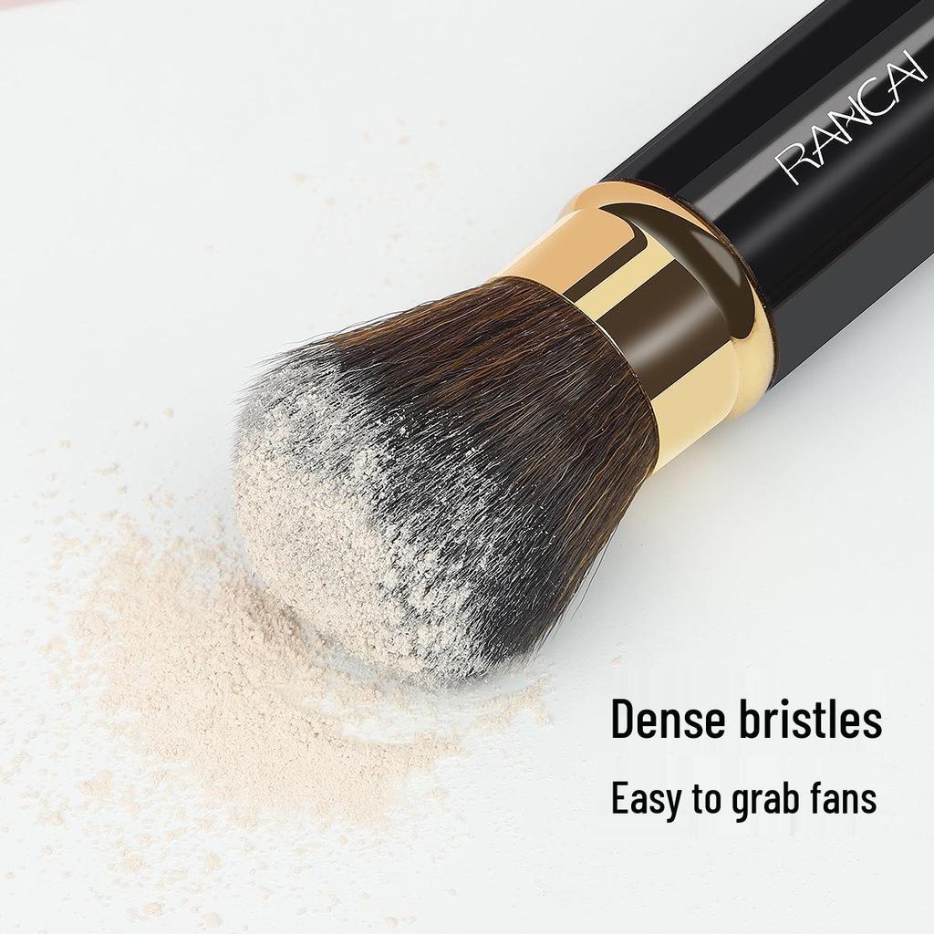 New Portable Retractable Makeup Brush - Multifunctional Blush & Powder Tool