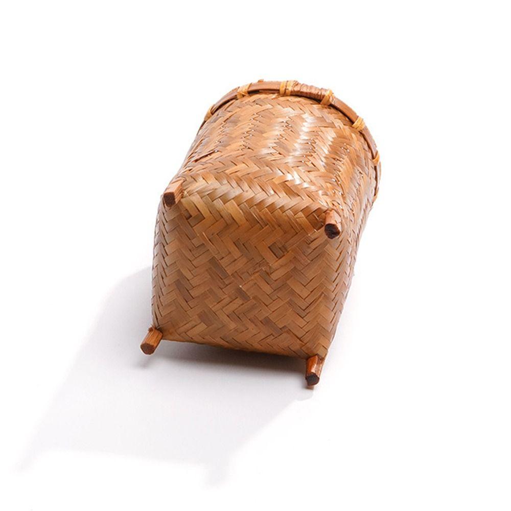 Natural Tea Ceremony Display Baskets Handmade Pencil Holder Multipurpose Makeup Brush Holder  Home