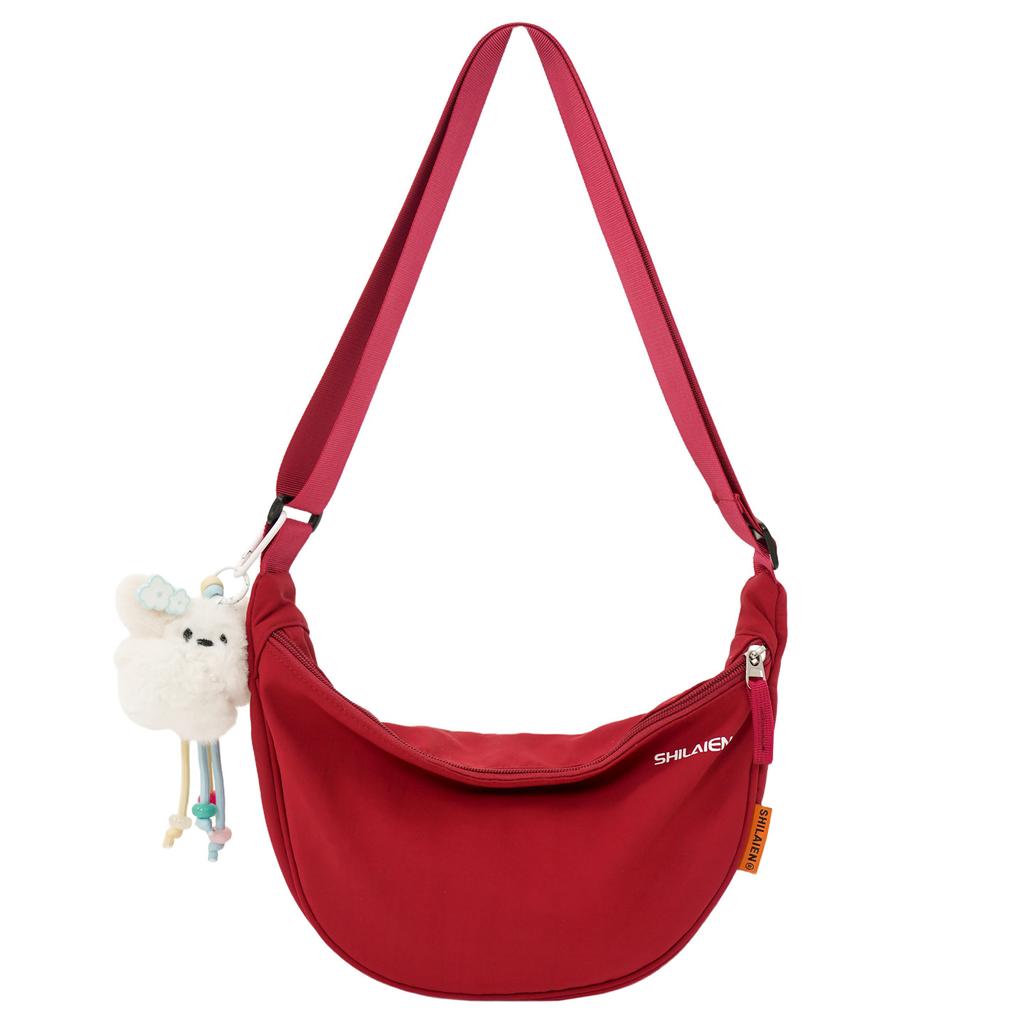 Lightweight and Versatile Bag Women's 2025 Autumn New Simple Shoulder Bag Casual Versatile Crossbody Bag Explosive Dumpling Bag