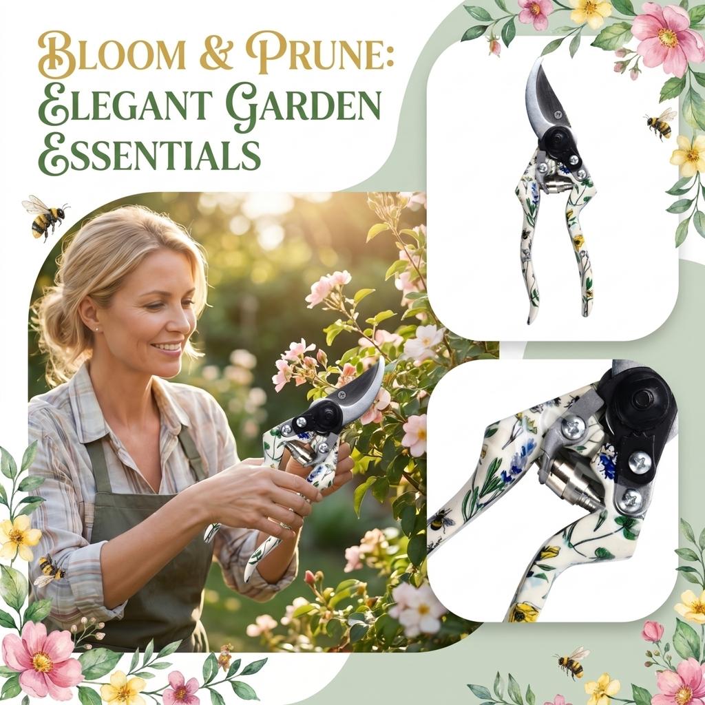 Gartenschere Professionelles Astschere Werkzeug für Obstbäume Äste Blumen Schneiden Scharf Langlebig Handgehaltene Gartenschere