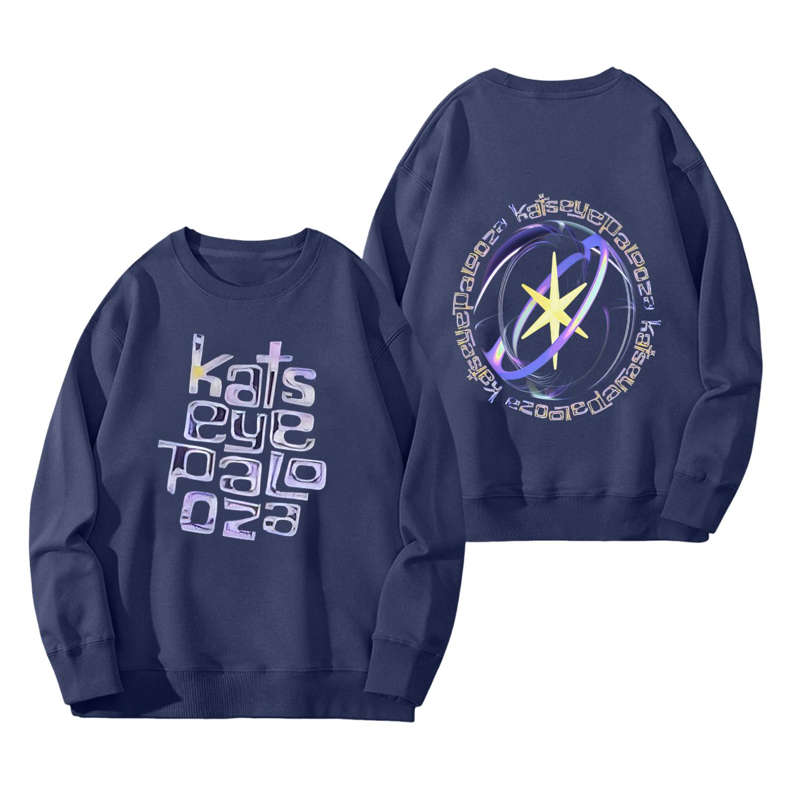 

Женский модный пуловер с длинным рукавом, принтом и круглым вырезом, свободного кроя XXL