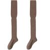 Socks for Women In Spring and Autumn, Knee-high Pile Socks, Solid Color Loose Thigh-high Socks, High-top Cotton Socks