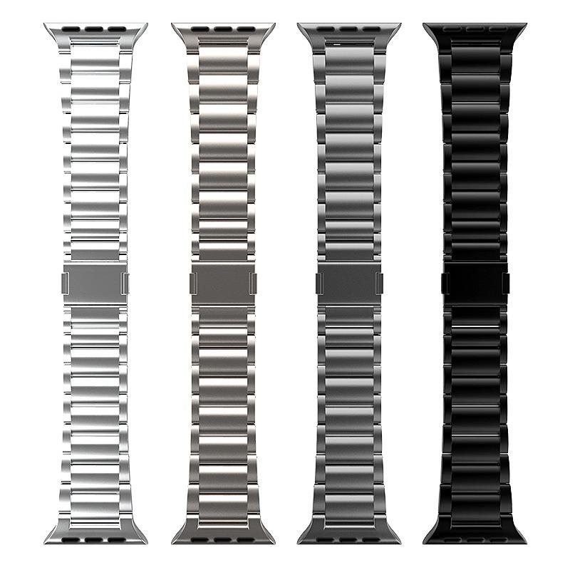Titanium Strap for Apple Watch Ultra 3 2 49mm Magnetic Buckle Band for IWatch Series 11 10 46mm 9 8 7 45mm 6 5 SE3 44mm Bracelet