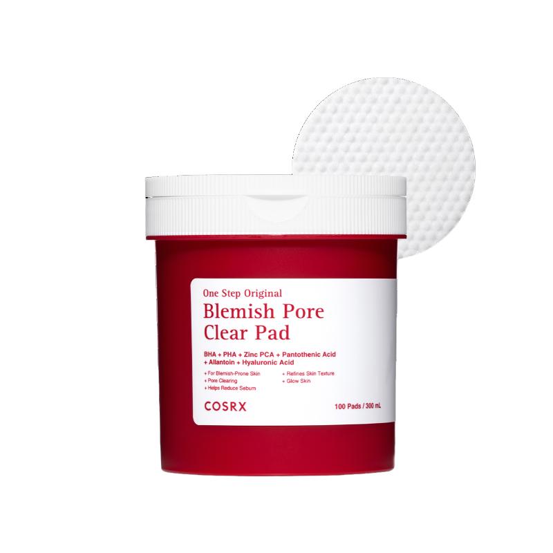 [COSRX] One Step Original Blemish Pore Clear Pad (100 Sheets) 300ml - Professional Pore-Refining Recharge & Blemish Therapy