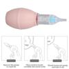 Baby Manual Nasal Aspirator Silicone Nose Mucus Suction Sucker Cleaning Tool for Infant Toddlers