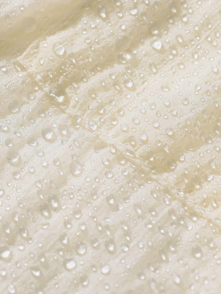 B:MING LIFE STORE by BEAMS Women's Water-Repellent Sheer Shirt (S-M) IVORY S