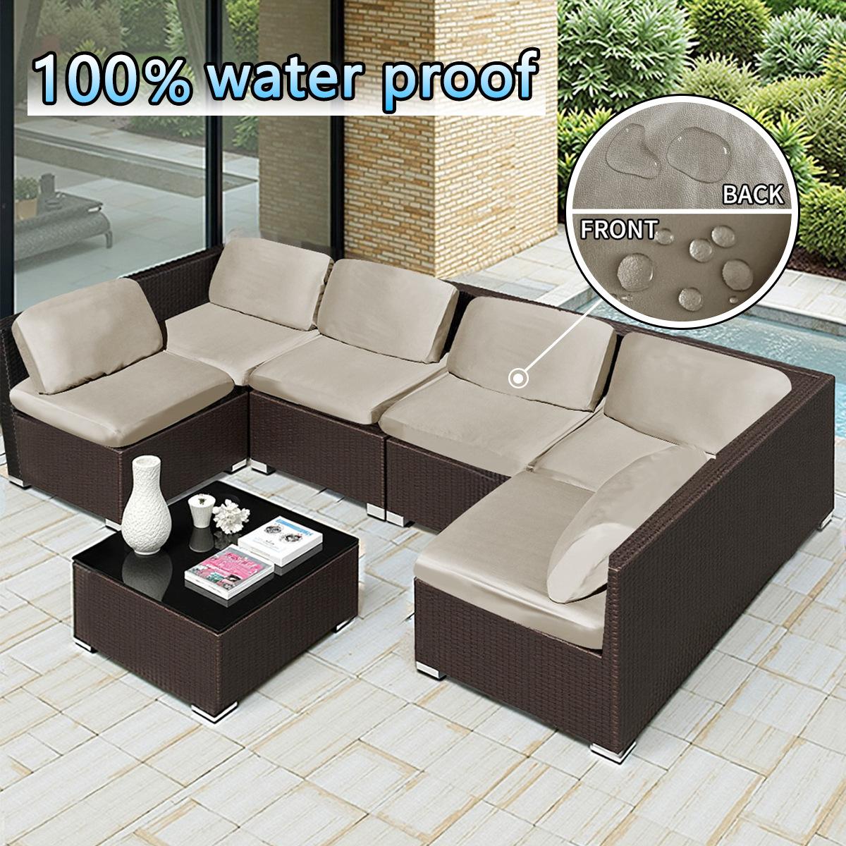 

2026 Premium Winter TPU Coated Milk Silk Sofa Cover Durable Outdoor Elastic Couch Cover Solid Color All Season Seat Protector 1 SEAT 1PC світло-коричневого кольору