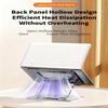 Adjustable Two Axises Laptop Cooling Stand Foldable Aluminum Alloy Frame 360 Swivels Base Ergonomic Desktop Suspension For 10 17" Devices
