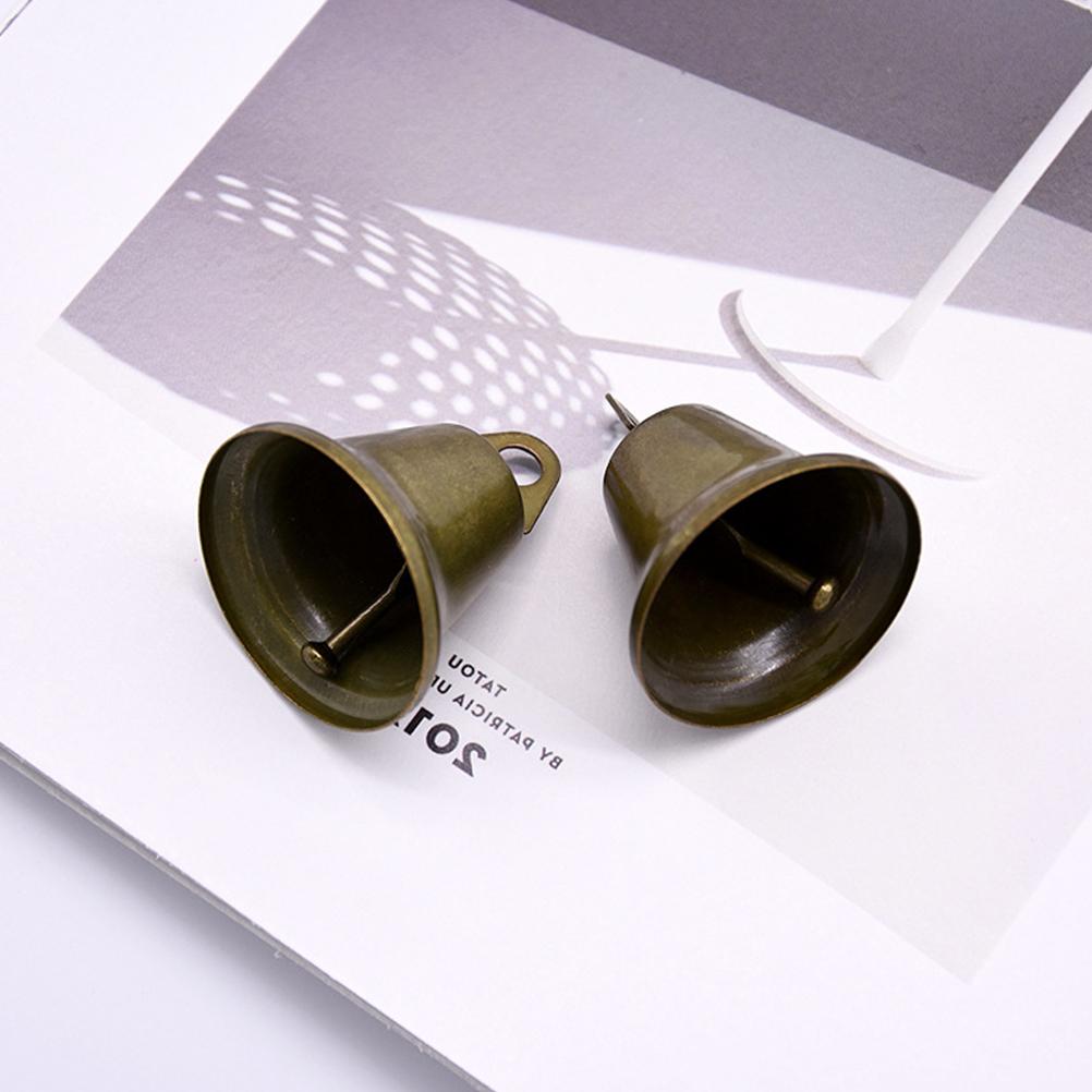 30 Stück Vintage DIY Handgefertigt 38mm Bronze Schellen für Bastelarbeiten