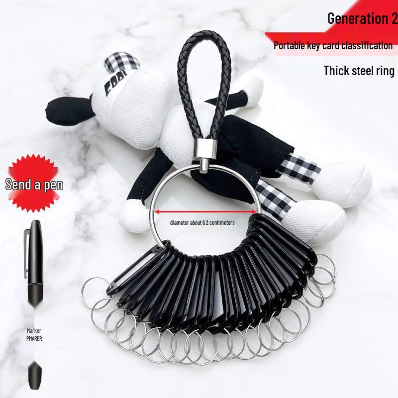 Landlord Rental Key Disk - Warehouse, Dormitory, Hotel Key Chain & Storage Management Marker