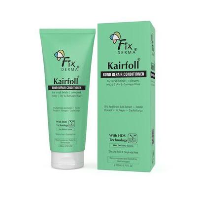 Fixderma Kairfoll 15 % Rote-Zwiebel-Shampoo mit Rizinusöl | Shampoo für trockenes und krauses Haar | Sulfat- und parabenfreies Shampoo – 15 ml