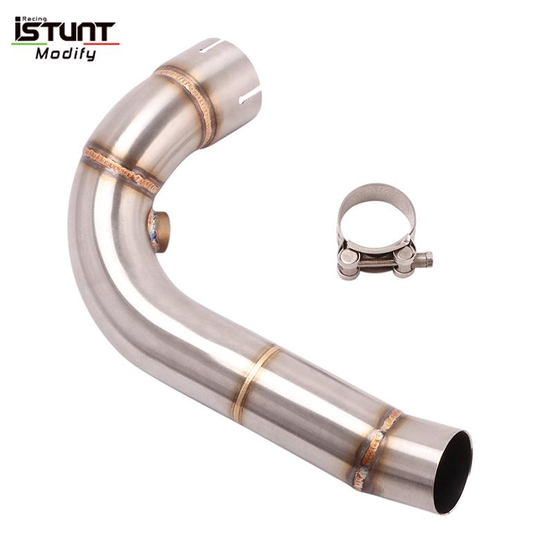 Slip On For Honda CBR600RR F5 2005 - 2019 Motorcycle Exhaust Modified Stainless Steel Middle Link Pipe connect Original Muffler