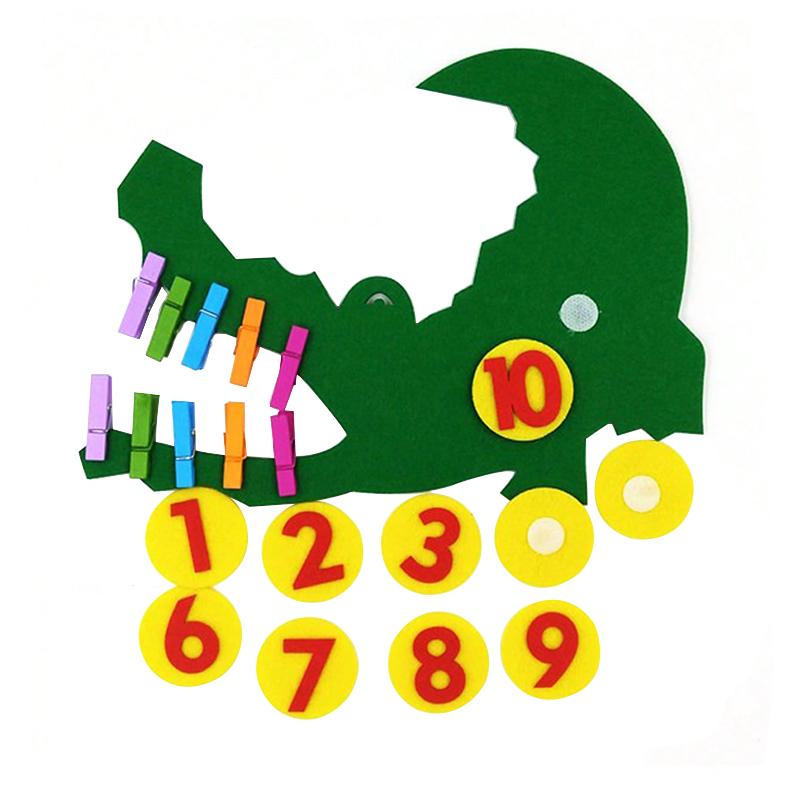 Children Diy Early Education Children Toys Montessori Teaching Aids To Learn Felt Hands-On Math Toy Supplies For Kindergarten