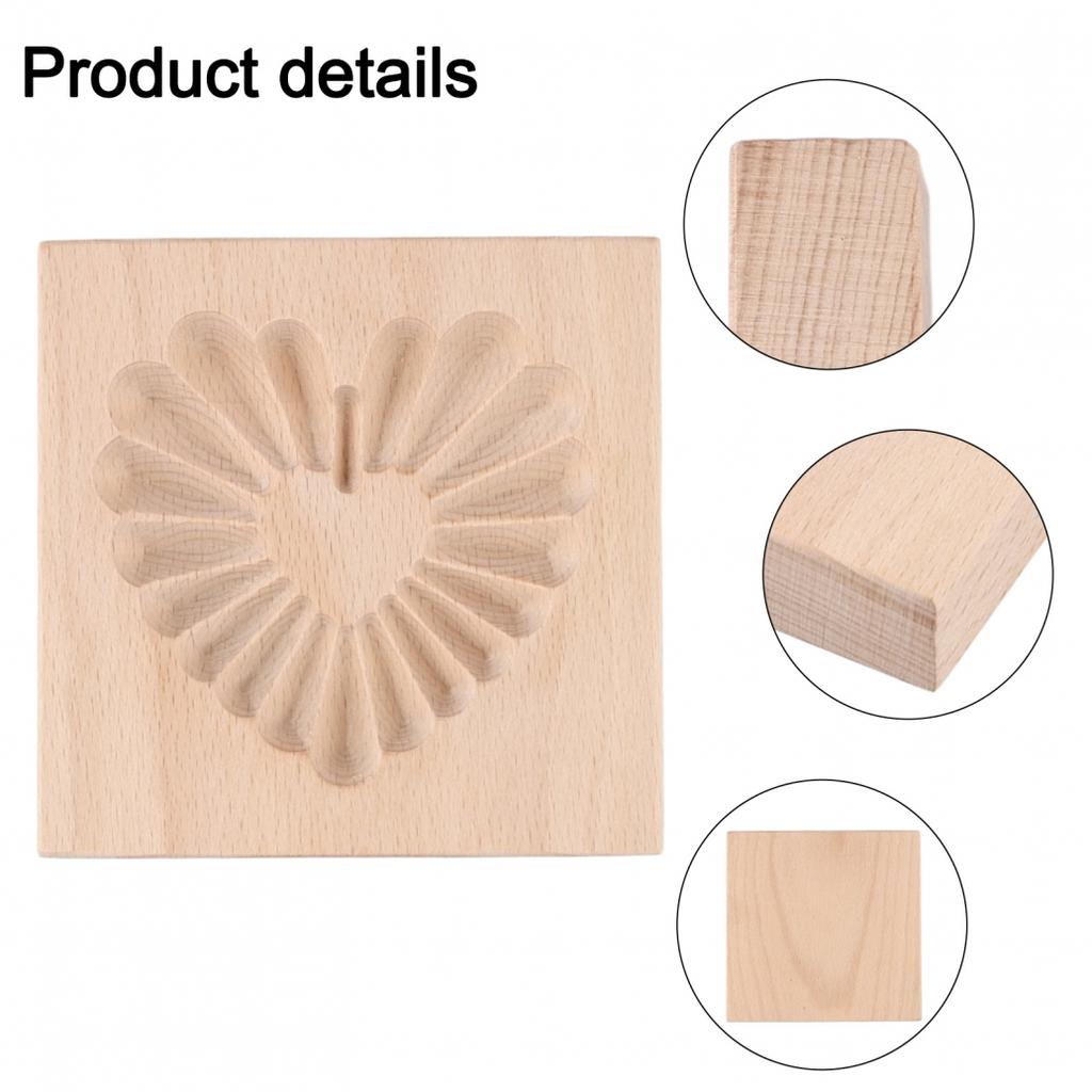 Wooden Baking Molds Set Perfectly Designed for Making Cookies Easily