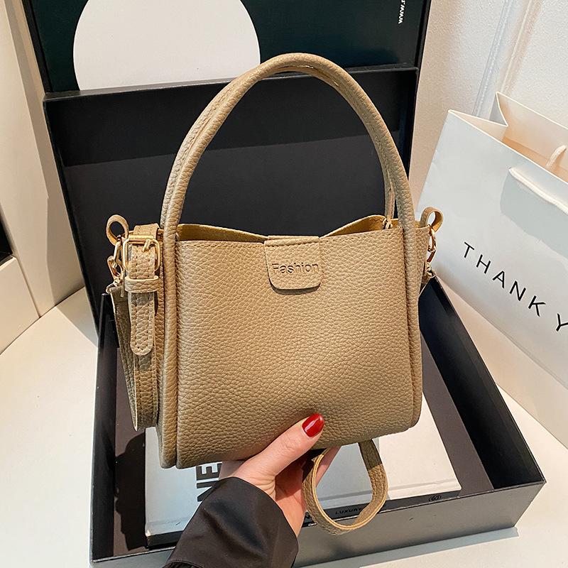 

This year s new fashion and popular vegetable basket handbag bag women s bucket bag commuter shoulder messenger bag 2025 spring